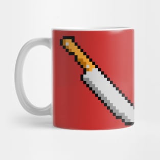 Pixelated Chef's Knife Mug